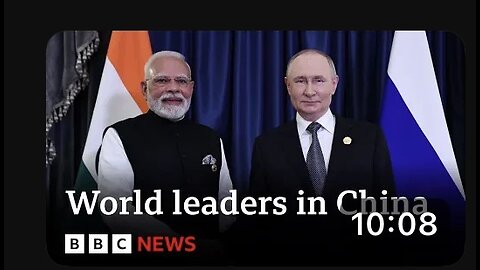 Russia's Vladimir Putin meets India's Narendra Modi in China for world leaders summit | BBC News