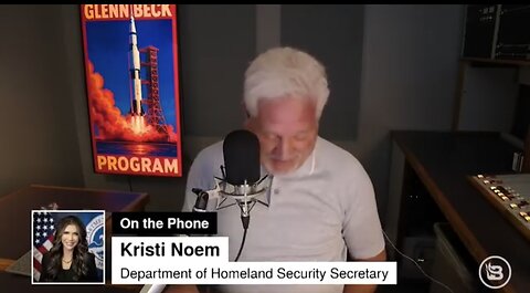 Kristi Noem w/ Glenn Beck. .