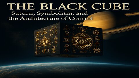 The Black Cube | Saturn, Symbolism, and the Architecture of Control