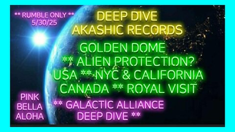 GOLDEN Dome Protection ALIENS * New York & California * CANADA King Visit * NIAGARA Falls