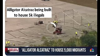 Alligator Alcatraz to house 5k illegals, of course in FL