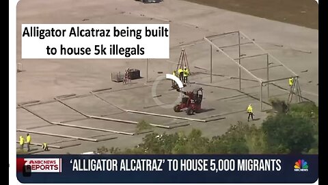 Alligator Alcatraz to house 5k illegals, of course in FL