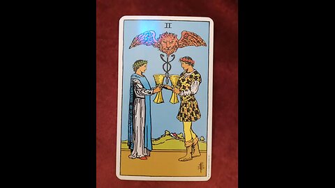 The Tarot Card of The Day: The Two of Cups