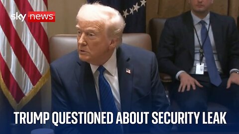 Trump Faces questions about US security Leak.