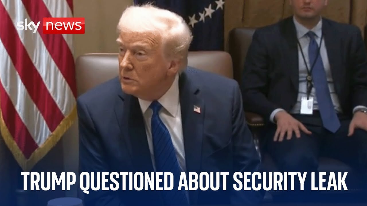 Trump Faces questions about US security Leak.