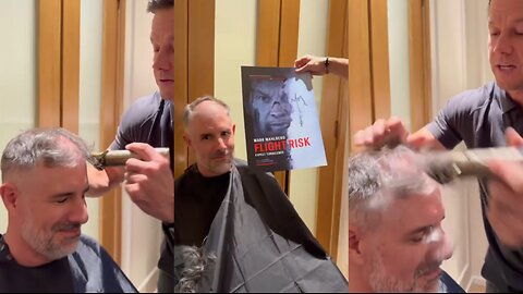 Hilarious Moment: Mark Wahlberg Trims Fassbender's Hair for Flight Risk Movie!