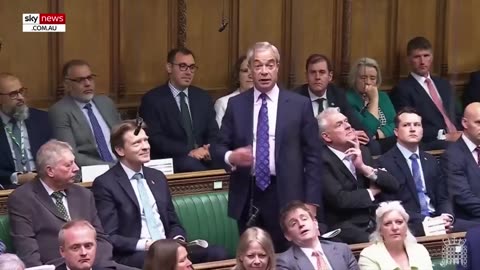 Nigel Farage slams ‘terrifying’ masked protesters after chaos breaks out on London streets