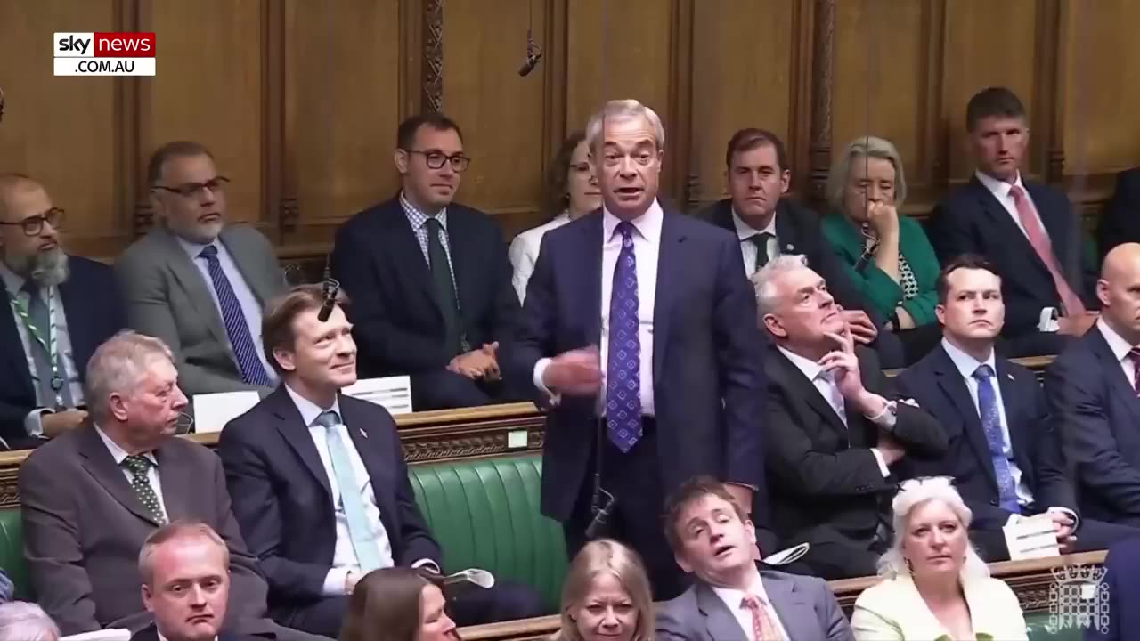 Nigel Farage slams ‘terrifying’ masked protesters after chaos breaks out on London streets