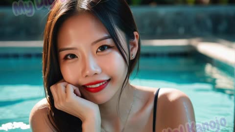 [4k AI Beauty] Spa Date with Your Virtual Girlfriend - Yi Yi | 温泉的约会 - 儀儀 ❤️