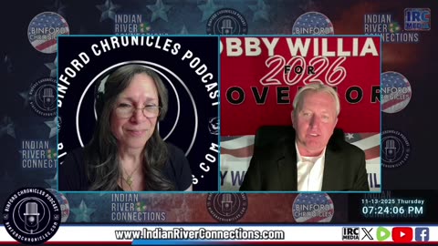 Bobby Williams Florida Gubernatorial Candidate on Binford Chronicles