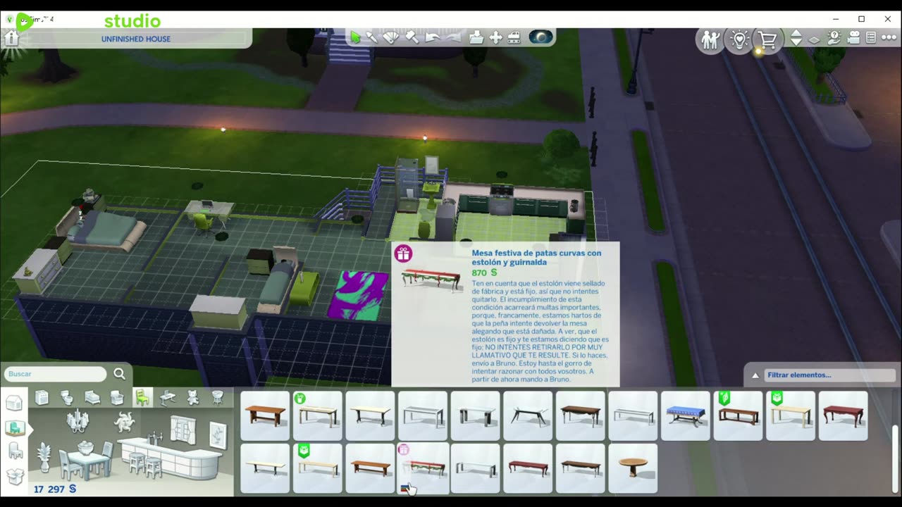 Sims 4 reto casas y profesiones