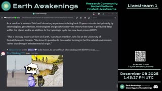 Earth Awakenings - Livestream 1 - #4197 - Live on Rumble/Youtube/X-Twitter/Twitch