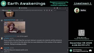 Earth Awakenings - Livestream 1 - #4193 - Live on Rumble/Youtube/X-Twitter/Twitch