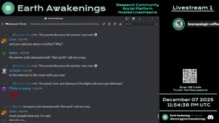 Earth Awakenings - Livestream 1 - #4193 - Live on Rumble/Youtube/X-Twitter/Twitch