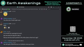 Earth Awakenings - Livestream 1 - #4193 - Live on Rumble/Youtube/X-Twitter/Twitch