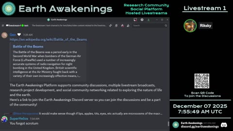 Earth Awakenings - Livestream 1 - #4193 - Live on Rumble/Youtube/X-Twitter/Twitch