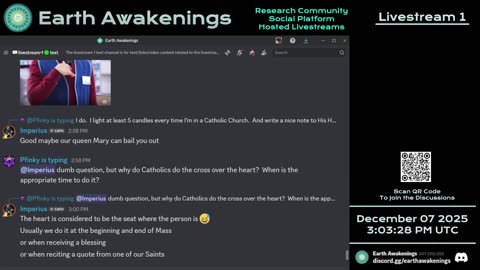 Earth Awakenings - Livestream 1 - #4193 - Live on Rumble/Youtube/X-Twitter/Twitch