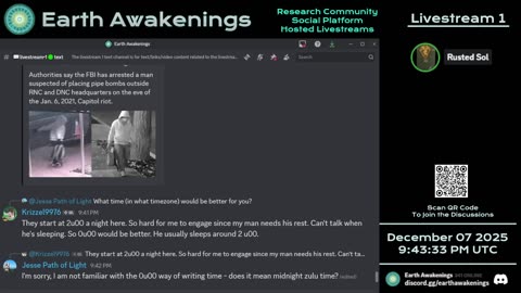 Earth Awakenings - Livestream 1 - #4193 - Live on Rumble/Youtube/X-Twitter/Twitch