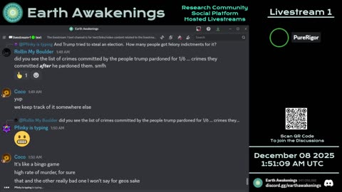 Earth Awakenings - Livestream 1 - #4193 - Live on Rumble/Youtube/X-Twitter/Twitch