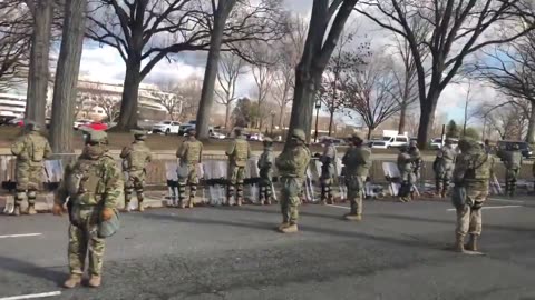 Never forget this was the military’s response to Biden’s Inauguration