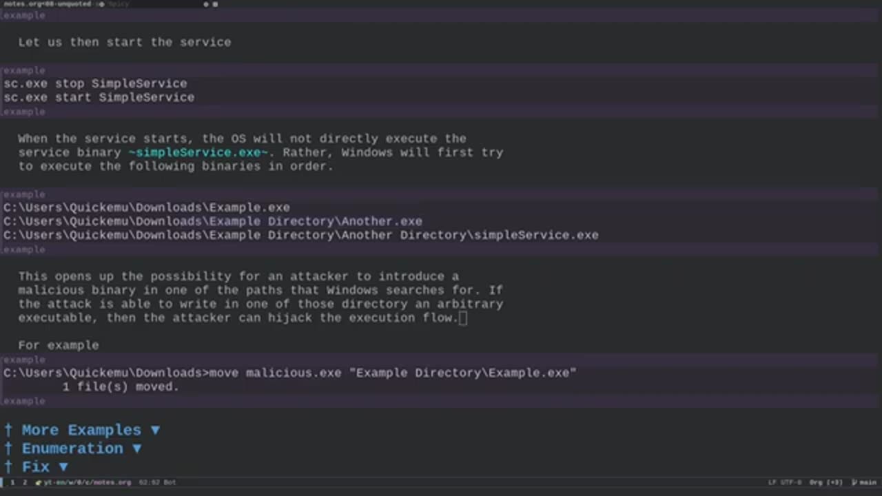 Unquoted Service Path