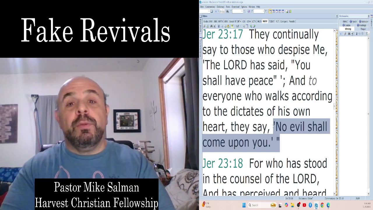 Caution of Counterfeit Revivals