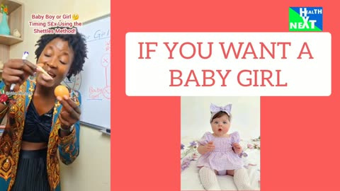 If you want a baby girl..