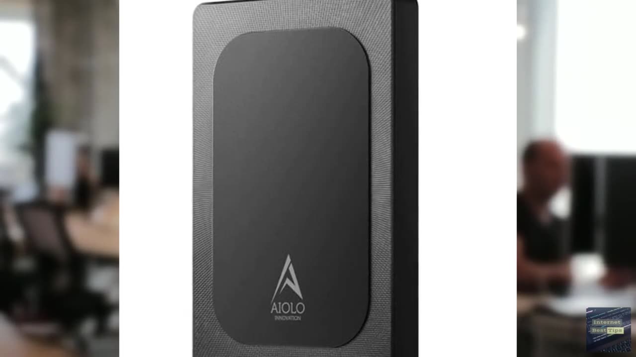 Aiolo Innovation 1TB External Hard Drive Ultra Slim Portable HDD-USB 3.0 USB-C f