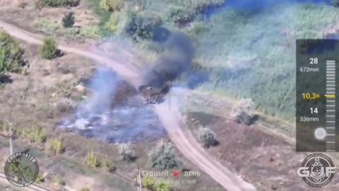 🚁🇷🇺 Ukraine Russia War | Russian FPV Drone Destroys AFU UAT Gyurza-01 in Kostyantynivka | RCF