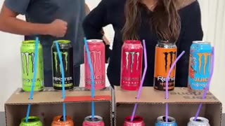 Breaking: First to Match the Monster Drinks Wins! Taste Test Edition