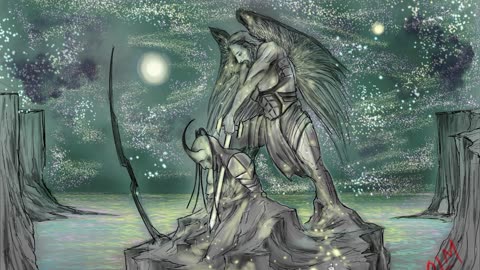 The First Monument - Procreate Timelapse
