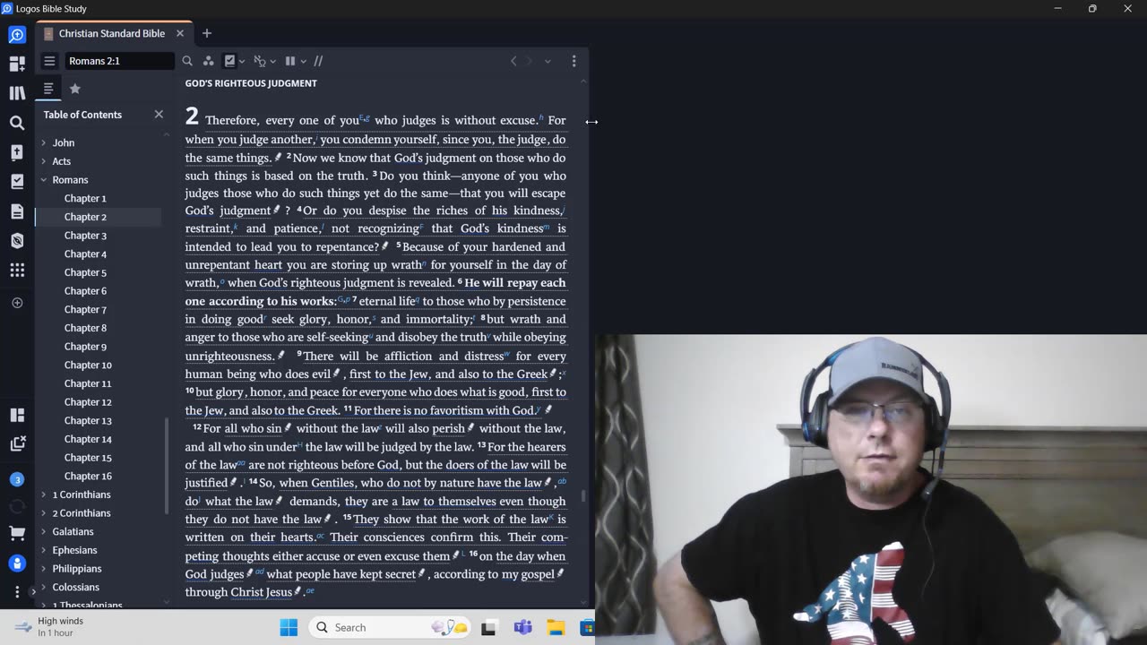 storing up wrath on judgement day [The Bride of Christ]