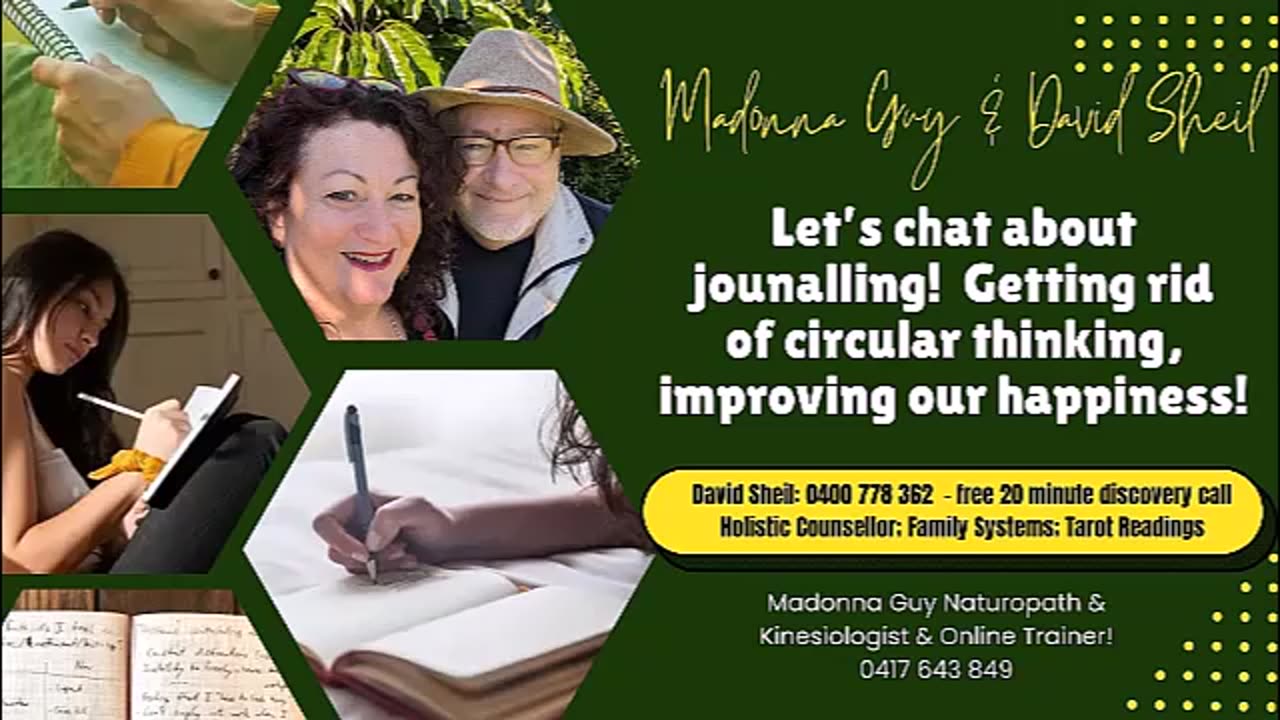 Journalling relieves circular thinking, improves mood & happiness and reduces anxiety!