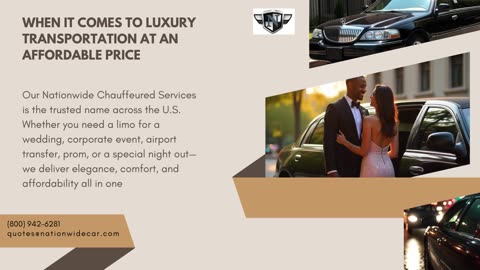 Why Nationwide Chauffeured Services is a Top Choice for Low Price Limo Rentals?