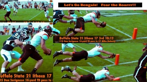 Prototype 481: Buffalo State's Dan Serignese 14yd TD pass to Mike Doherty vs Ithaca