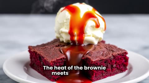 Molten Red Velvet Lava Brownie Sundae – FlavorVille Viral Dessert