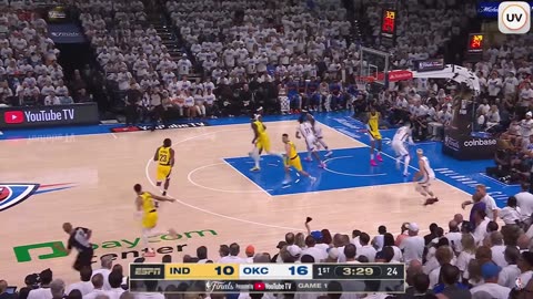 #4 PACERS at #1 THUNDER | NBA FINALS GAME 1 HIGHLIGHTS | June 5th, 2025