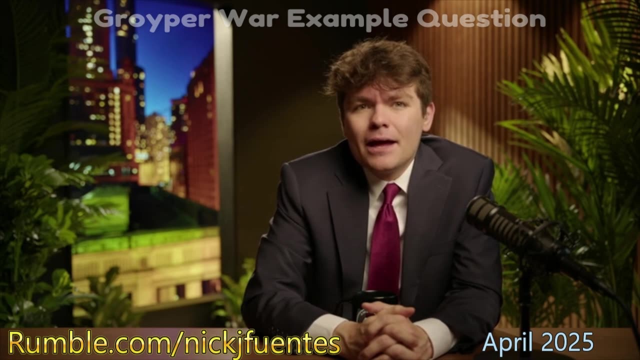 Nick Fuentes on Groyper War questions and strategy