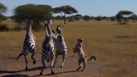 Zebras & Cheetah Go Wild with Boogie Woogie in the Savannah!