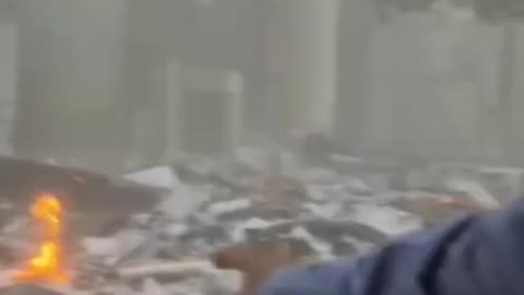BREAKING: Aftermath of the Israeli attack on Iran's state TV building.