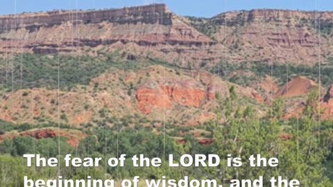 Is the fear of the Lord the beginning of wisdom or knowledge?
