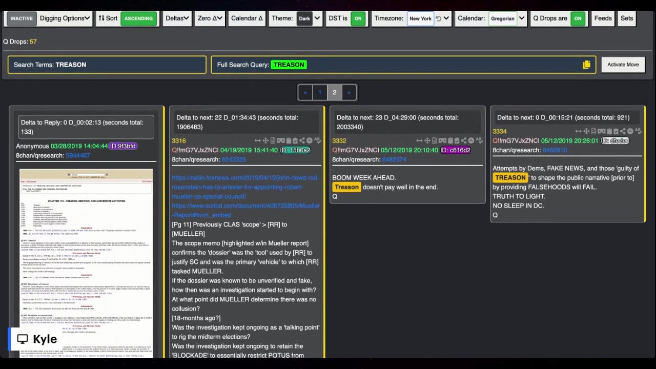 Q SCHQQL/ Treason Doesn't End Well / 7/26/25 Part 2