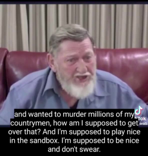 He’s got a point. How are we supposed to live a normal life when we have the knowledge we have?