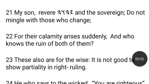 Do Not Envy Sinners!