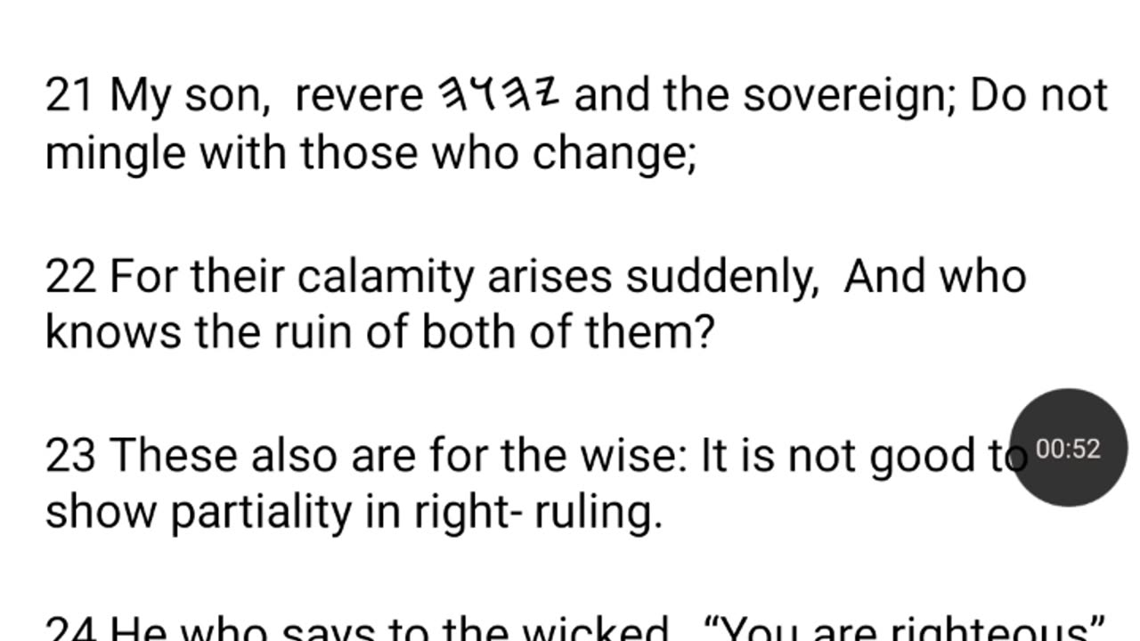 Do Not Envy Sinners!