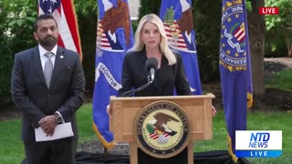 REPLAY: Bondi, Patel Announce Results of 'Operation Restore Justice'