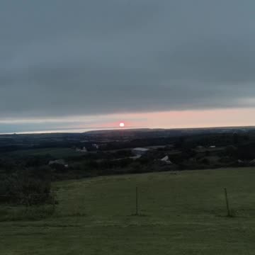 Red Sunset on June 10th 2025