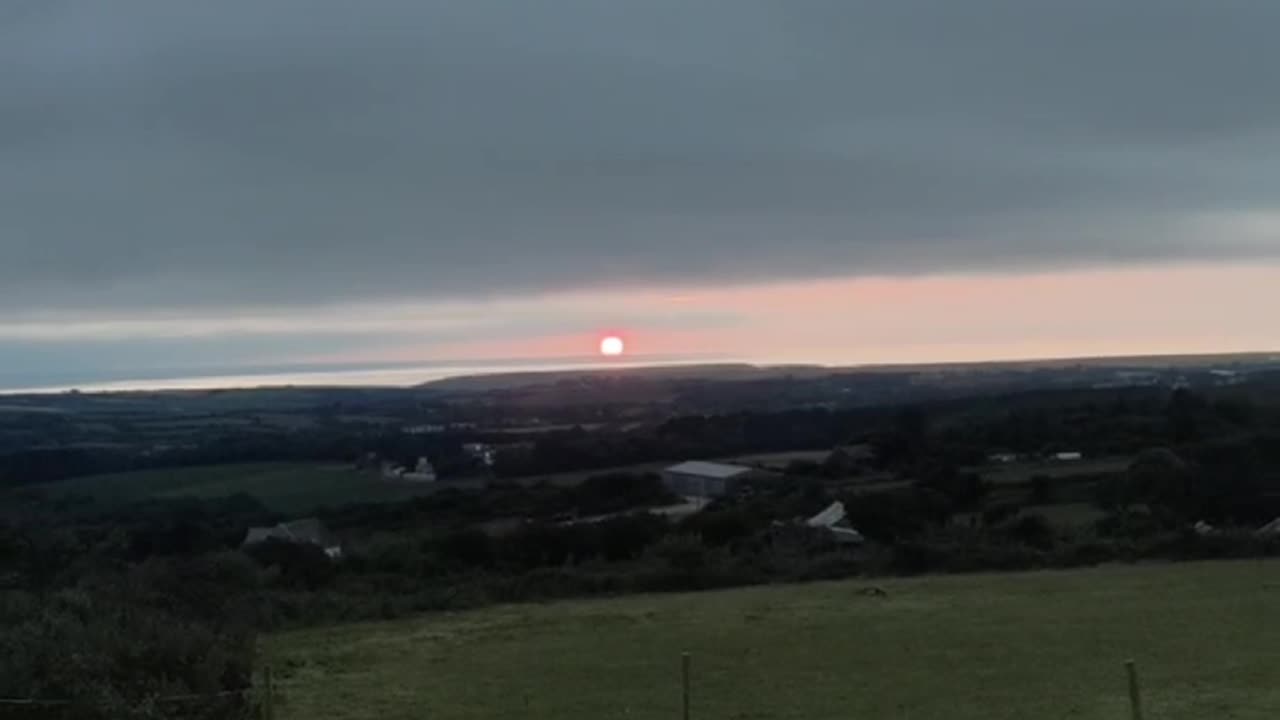 Red Sunset on June 10th 2025