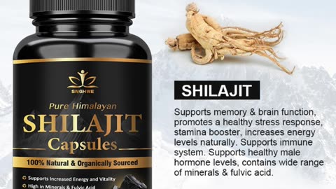 "Shilajit Pure Himalayan Organic: Natural Energy & Vitality Boost 🌿"