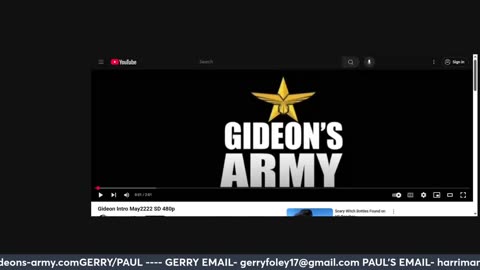 GIDEONS ARMY WEDNESDAY LIVE 930 AM EST 5/28
